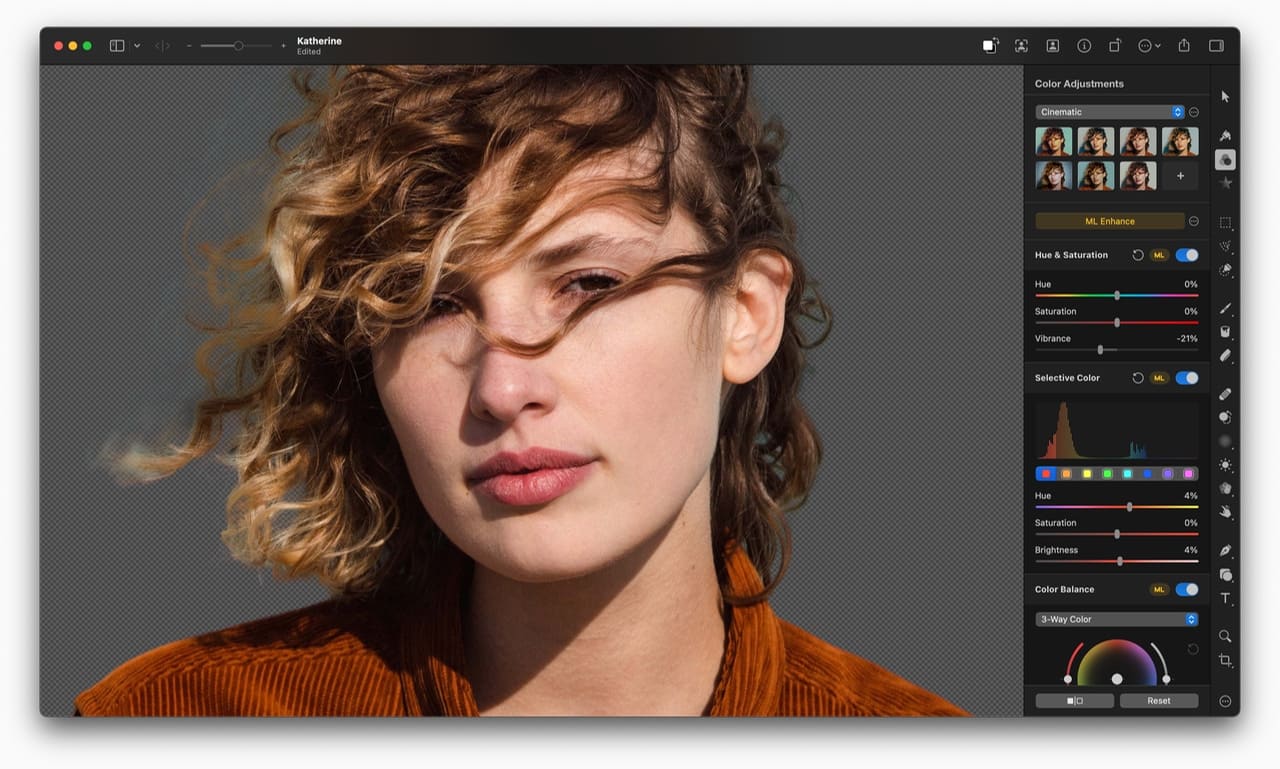 Pixelmator Pro Interface